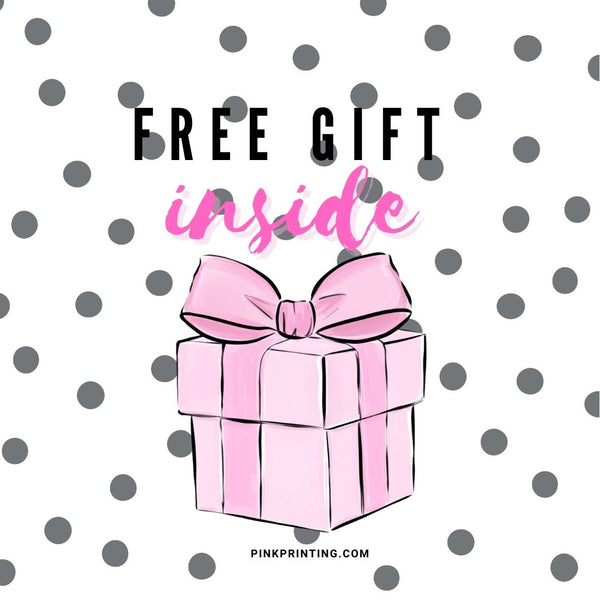 Free Gift Inside Sticker (DOWNLOAD ONLY)