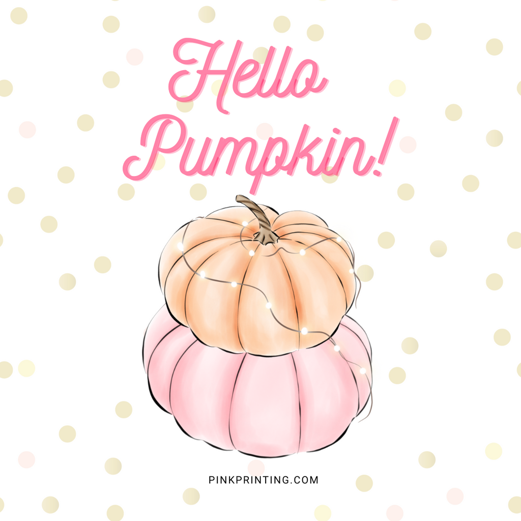 Hello Pumpkin Sticker (DOWNLOAD ONLY)