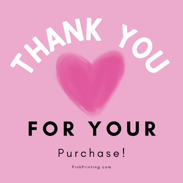 Thank You, for your Purchase! Sticker (DOWNLOAD ONLY)