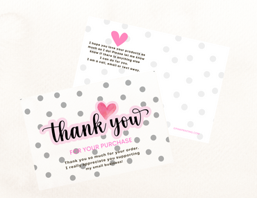 Thank You for Your Order Postcard