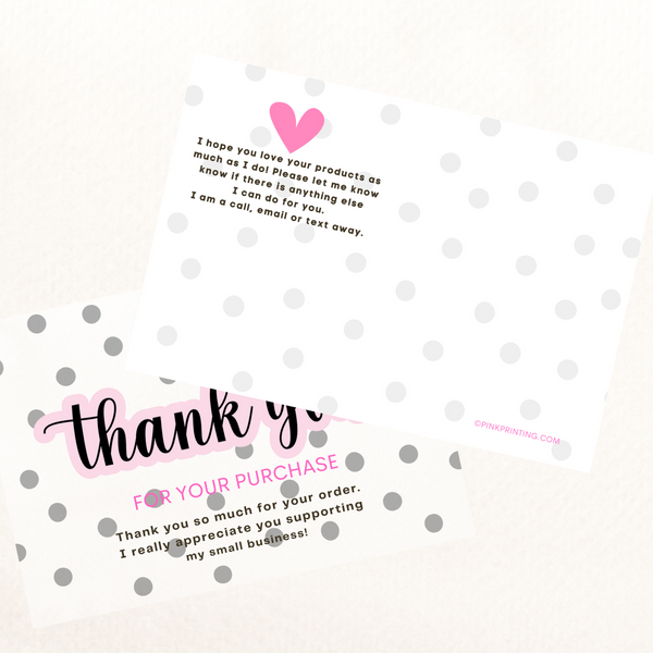 Thank You for Your Order Postcard