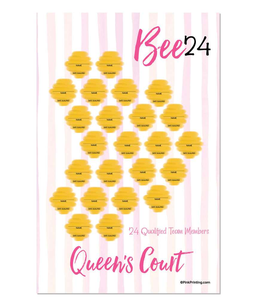 Bee 24 Tracking Poster