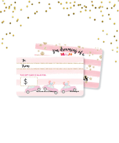 Dreaming of a Pink Christmas Gift Card