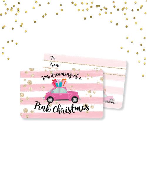 Dreaming of a Pink Christmas Gift Card