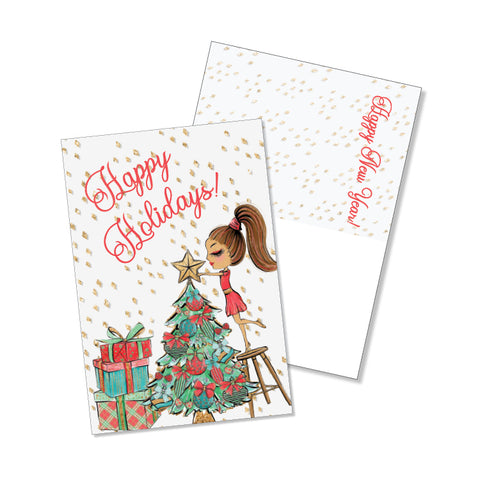 Happy Holidays Card (TREE TOPPER)