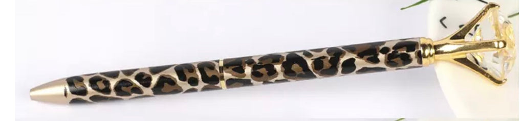 DIAMOND Sparkle Cheetah Pen