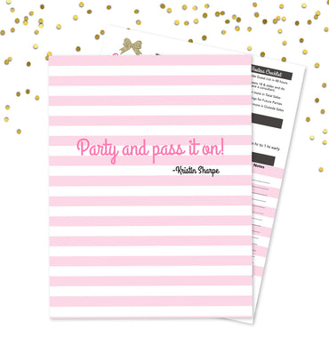Pamper Me™ Party Page