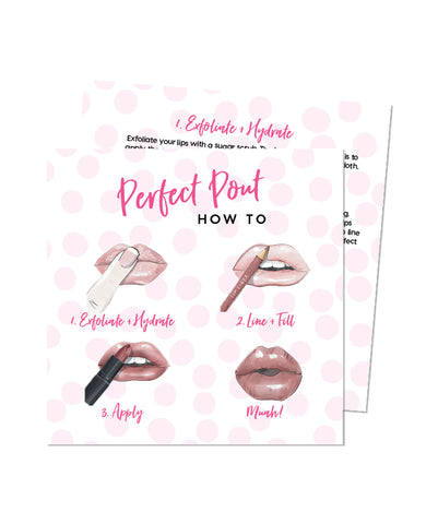Perfect Pout (Lipstick Info card)