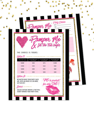 Pamper Me™ Hostess sheets ($75 for $35)