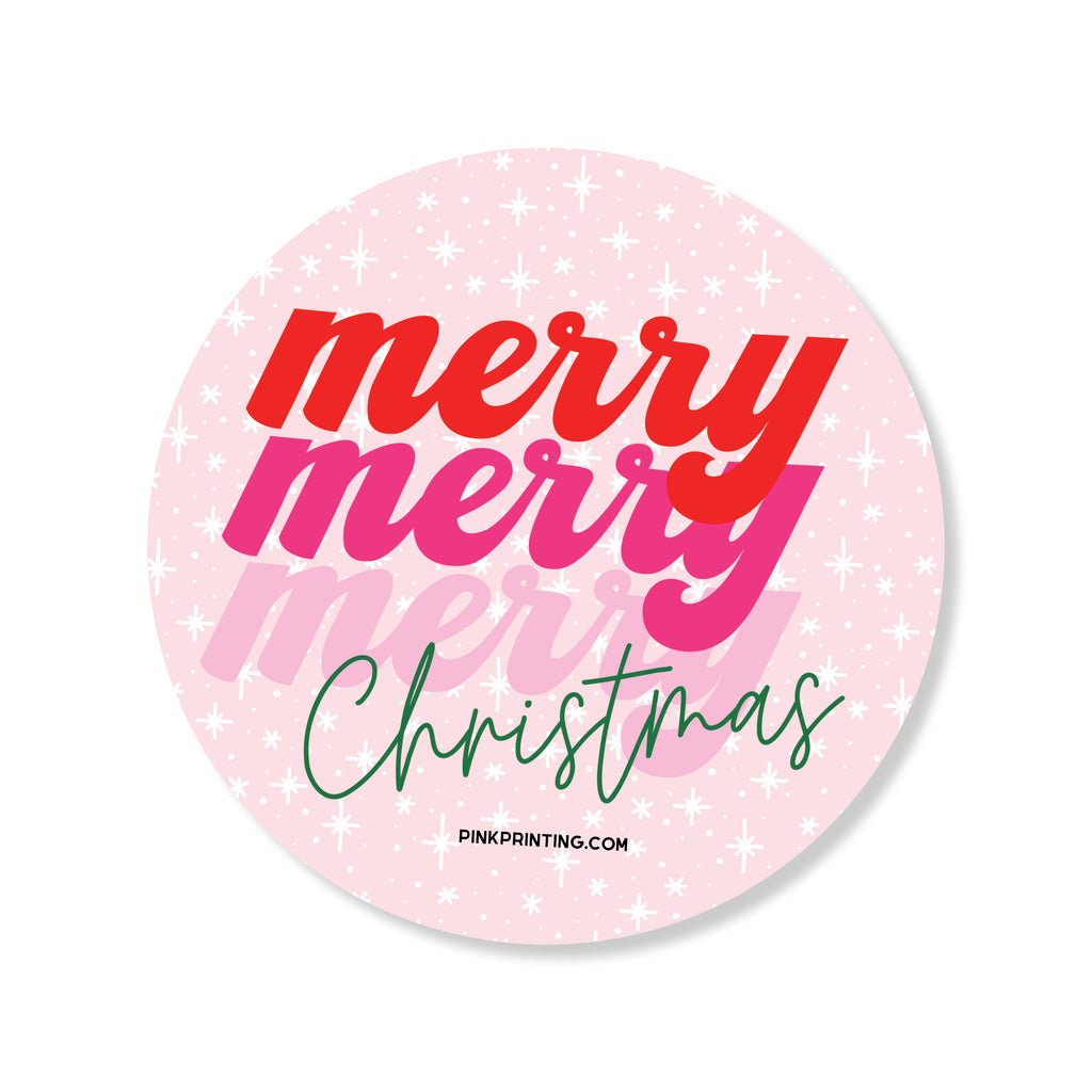 Merry Christmas Sticker (2022 Collection)