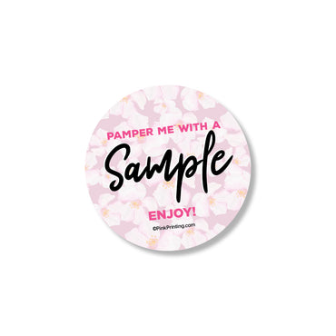 Pamper Me with a Sample Stickers