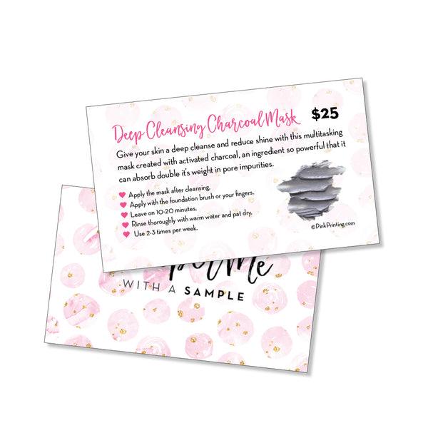 Pamper Me™ with a Sample Card (Charcoal Mask)