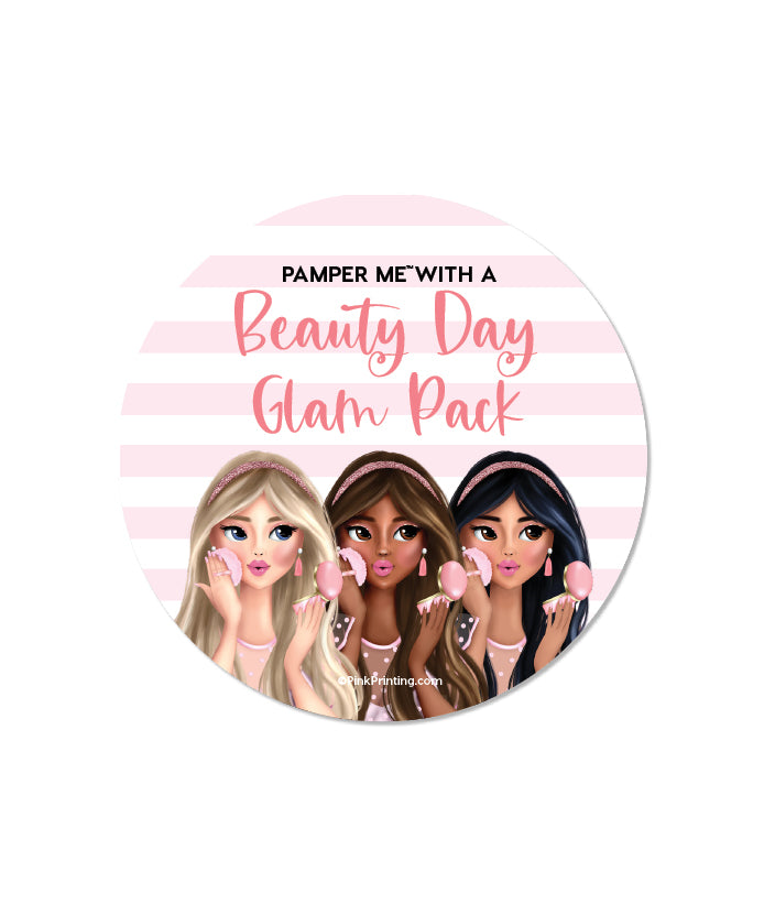 Pamper Me™ with a Glam Day Sticker