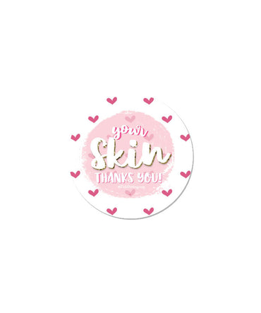 Your Skin Thanks You Sticker