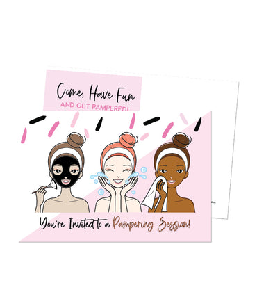 Pampering Session Invite