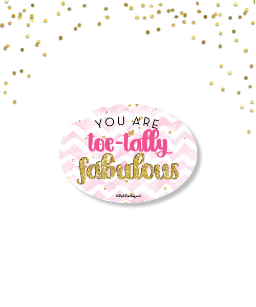 Toe-Tally Fabulous sticker